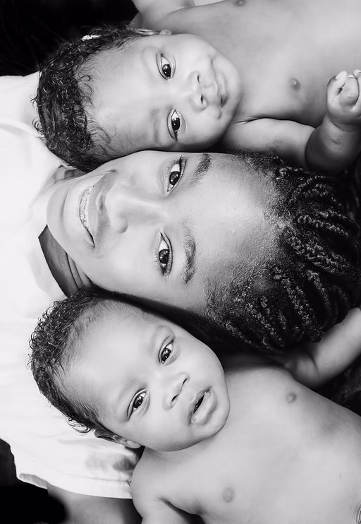 Expecting mother receiving professional prenatal care